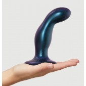 Темно-синяя насадка Strap-On-Me Dildo Plug Snaky size M - Strap-on-me - купить с доставкой в Первоуральске