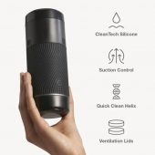 Черный мастурбатор с контролем всасывания Arcwave Pow Stroker - Arcwave - в Первоуральске купить с доставкой