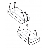 Фиксаторы для кровати WRAPAROUND MATTRESS RESTRAIN - Pipedream - купить с доставкой в Первоуральске