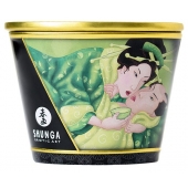 Массажная свеча Exotic Green Tea с ароматом зелёного чая - 170 мл. - Shunga - купить с доставкой в Первоуральске