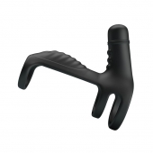 Черная вибронасадка на пенис Vibrating Penis Sling - Baile - в Первоуральске купить с доставкой