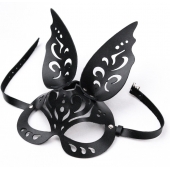 Черная ажурная маска  Зайка  с ушками - Crazy Handmade - купить с доставкой в Первоуральске Черная ажурная маска  Зайка  с ушками - Crazy Handmade - купить с доставкой в Первоуральске