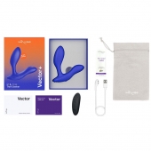 Синий анальный вибратор We-Vibe Vector+ - We-vibe - в Первоуральске купить с доставкой