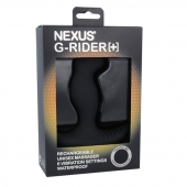 Черный вибромассажер простаты Nexus G-Rider+ - 12,6 см. - Nexus Range - в Первоуральске купить с доставкой