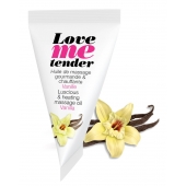 Съедобное согревающее массажное масло Love Me Tender Vanilla с ароматом ванили - 10 мл. - Love to Love - купить с доставкой в Первоуральске