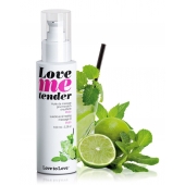 Съедобное согревающее массажное масло Love Me Tender Mojito с ароматом мохито - 100 мл. - Love to Love - купить с доставкой в Первоуральске