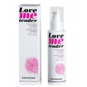 Съедобное согревающее массажное масло Love Me Tender Cotton Candy с ароматом сладкой ваты - 100 мл. - Love to Love - купить с доставкой в Первоуральске