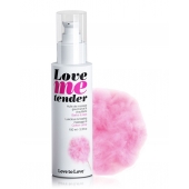 Съедобное согревающее массажное масло Love Me Tender Cotton Candy с ароматом сладкой ваты - 100 мл. - Love to Love - купить с доставкой в Первоуральске