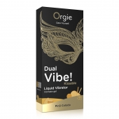 Съедобный гель Dual Vibe Pina Colada с эффектом вибрации и вкусом коктейля пина колада - 15 мл. - ORGIE - купить с доставкой в Первоуральске