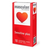 Презервативы Masculan Sensitive plus - 10 шт. - Masculan - купить с доставкой в Первоуральске
