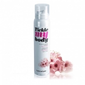 Массажная хрустящая пенка Tickle My Body Cherry Blossom с ароматом вишневого цвета - 150 мл. - Love to Love - купить с доставкой в Первоуральске