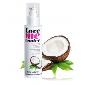 Съедобное согревающее массажное масло Love Me Tender Cocos с ароматом кокоса - 100 мл. - Love to Love - купить с доставкой в Первоуральске
