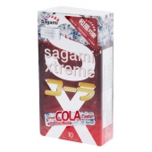 Ароматизированные презервативы Sagami Xtreme COLA - 10 шт. - Sagami - купить с доставкой в Первоуральске