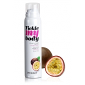 Массажная хрустящая пенка Tickle my body с ароматом маракуйи - 150 мл. - Love to Love - купить с доставкой в Первоуральске