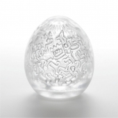 Мастурбатор-яйцо Keith Haring EGG PARTY - Tenga - в Первоуральске купить с доставкой
