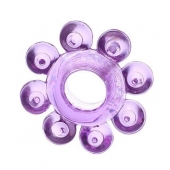 Мягкая фиолетовая гелевая насадка - Toyfa Basic - в Первоуральске купить с доставкой