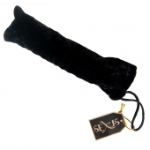 Двусторонний стеклянный фаллос с синей спиралью - 21 см. - Sexus