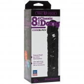 Насадка-фаллоимитатор Vac-U-Lock CodeBlack 8 Inch Classic Dong - 19,3 см. - Doc Johnson - купить с доставкой в Первоуральске