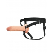 Полый страпон на ремнях 8’’ Hollow Silicone Strap-on - Pipedream - купить с доставкой в Первоуральске