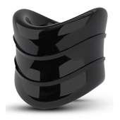 Черное эрекционное кольцо на мошонку Beef Ball Stretcher Snug X Long - Blush Novelties - в Первоуральске купить с доставкой