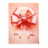 Пакет с принтом в виде банта с вырубной ручкой (30х40 см) - Сима-Ленд - купить с доставкой в Первоуральске