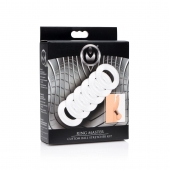 Комплект из 6 прозрачных эрекционных колец Ring Master Custom Ball Stretcher Kit - XR Brands - в Первоуральске купить с доставкой