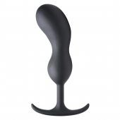Черный массажер простаты с утяжелителями Premium Silicone Weighted Prostate Plug XL - 20,8 см. - XR Brands - в Первоуральске купить с доставкой