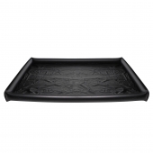 Черная виниловая простынь с надувными краями Nuru Inflatable Vinyl Massage Sheet - XR Brands - купить с доставкой в Первоуральске