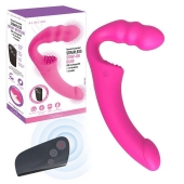 Розовый безремневой страпон Straples Strap-On Dildo - Erokay - купить с доставкой в Первоуральске