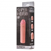 Фаллоудлинитель SUPER HERO Tempter - 16 см. - Lola Games - в Первоуральске купить с доставкой