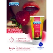 Интимная гель-смазка Shefox «Сладкая клубника» - 50 мл. - Shefox - купить с доставкой в Первоуральске