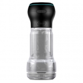 Набор PowerBlow   Feel Pocket Stroker Crystal: мастурбатор и интерактивная насадка - Kiiroo - в Первоуральске купить с доставкой