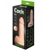 Телесный фаллоудлинитель с мошонкой Cock Next - 17 см. - LOVETOY (А-Полимер) - в Первоуральске купить с доставкой