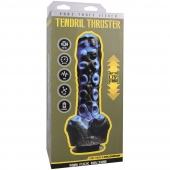 Черно-синяя мини-машина на присоске Tendril Thruster - 21,6 см. - Doc Johnson - купить с доставкой в Первоуральске