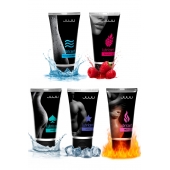 Набор из 5 лубрикантов JUJU (увлажняющий, Hot+, Long, Anal, малина) - JuJu - купить с доставкой в Первоуральске Набор из 5 лубрикантов JUJU (увлажняющий, Hot+, Long, Anal, малина) - JuJu - купить с доставкой в Первоуральске