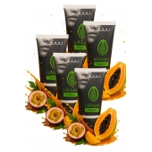 Набор из 5 съедобных лубрикантов JUJU со вкусом тропических фруктов - JuJu - купить с доставкой в Первоуральске Набор из 5 съедобных лубрикантов JUJU со вкусом тропических фруктов - JuJu - купить с доставкой в Первоуральске