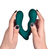 Темно-бирюзовый вибромассажер простаты Solstice X - Magic Motion - в Первоуральске купить с доставкой