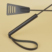 Черный кожаный стек «Сириус» - 60 см. - Sitabella - купить с доставкой в Первоуральске