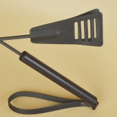 Черный кожаный стек «Сириус» - 60 см. - Sitabella - купить с доставкой в Первоуральске