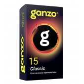 Классические презервативы с обильной смазкой Ganzo Classic - 15 шт. - Ganzo - купить с доставкой в Первоуральске