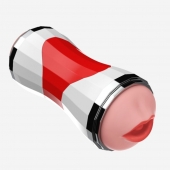 Двусторонний мастурбатор в колбе Power Grip Cup - вагина и ротик - Boys of Toys - в Первоуральске купить с доставкой