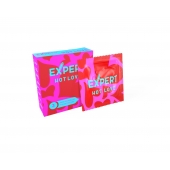 Презервативы с разогревающим эффектом Expert Hot Love - 3 шт. - Expert - купить с доставкой в Первоуральске
