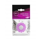 Лиловое эрекционное кольцо с 2 рядами стимулирующих шариков - Erowoman-Eroman - в Первоуральске купить с доставкой