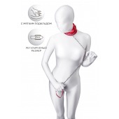 Красный ошейник с подкладкой из меха - ToyFa - купить с доставкой в Первоуральске