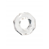 Прозрачное эрекционное кольцо в форме гайки - Sex Expert - в Первоуральске купить с доставкой