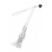 Белая кожаная плеть - 50 см. - Pecado - купить с доставкой в Первоуральске