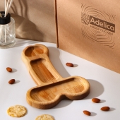 Деревянное блюдо для подачи в форме члена (25 х 16,5 х 1,7 см) - Сима-Ленд - купить с доставкой в Первоуральске