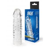 Прозрачная закрытая насадка на пенис - 17 см. - Sex Expert - в Первоуральске купить с доставкой