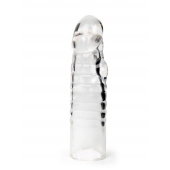Прозрачная закрытая насадка на член - 15 см. - Sex Expert - в Первоуральске купить с доставкой