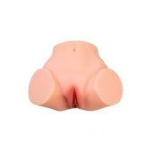 Телесный реалистичный мастурбатор-полуторс с 2 любовными входами - No Name - в Первоуральске купить с доставкой